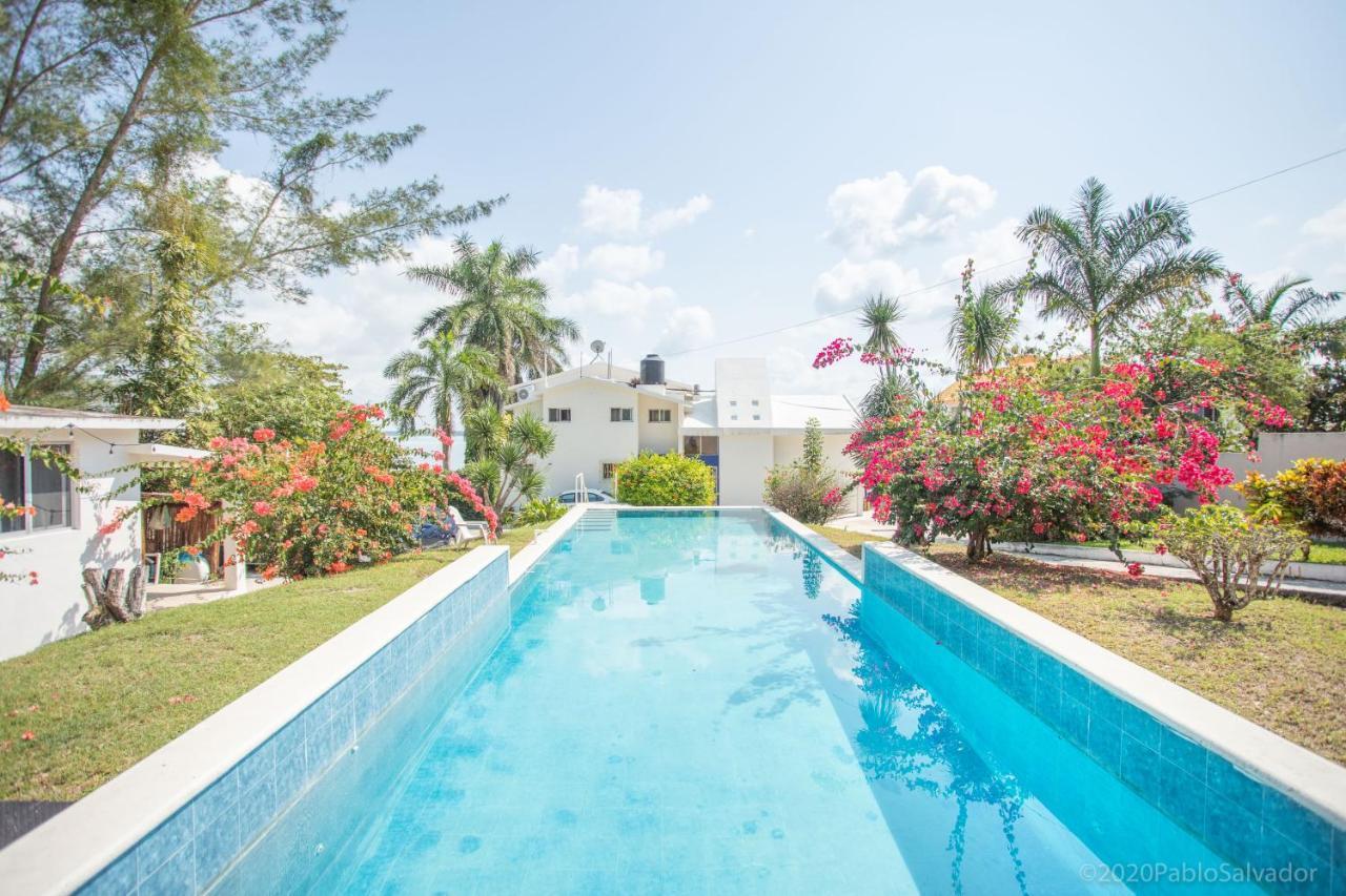 Casa Sol Y Luna Bacalar Bed and Breakfast Eksteriør billede